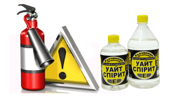 Пожежонебезпечність уайт-спіриту зображення 1